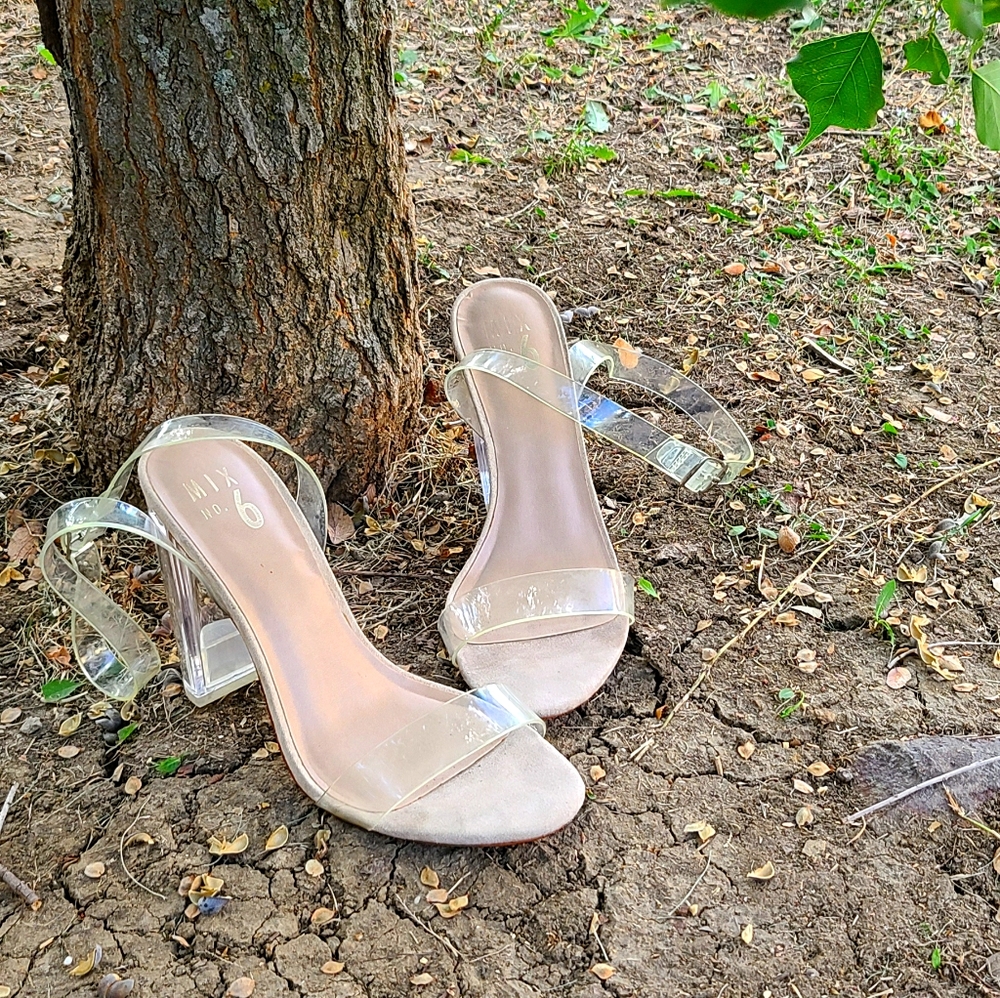Clear Strap Heels